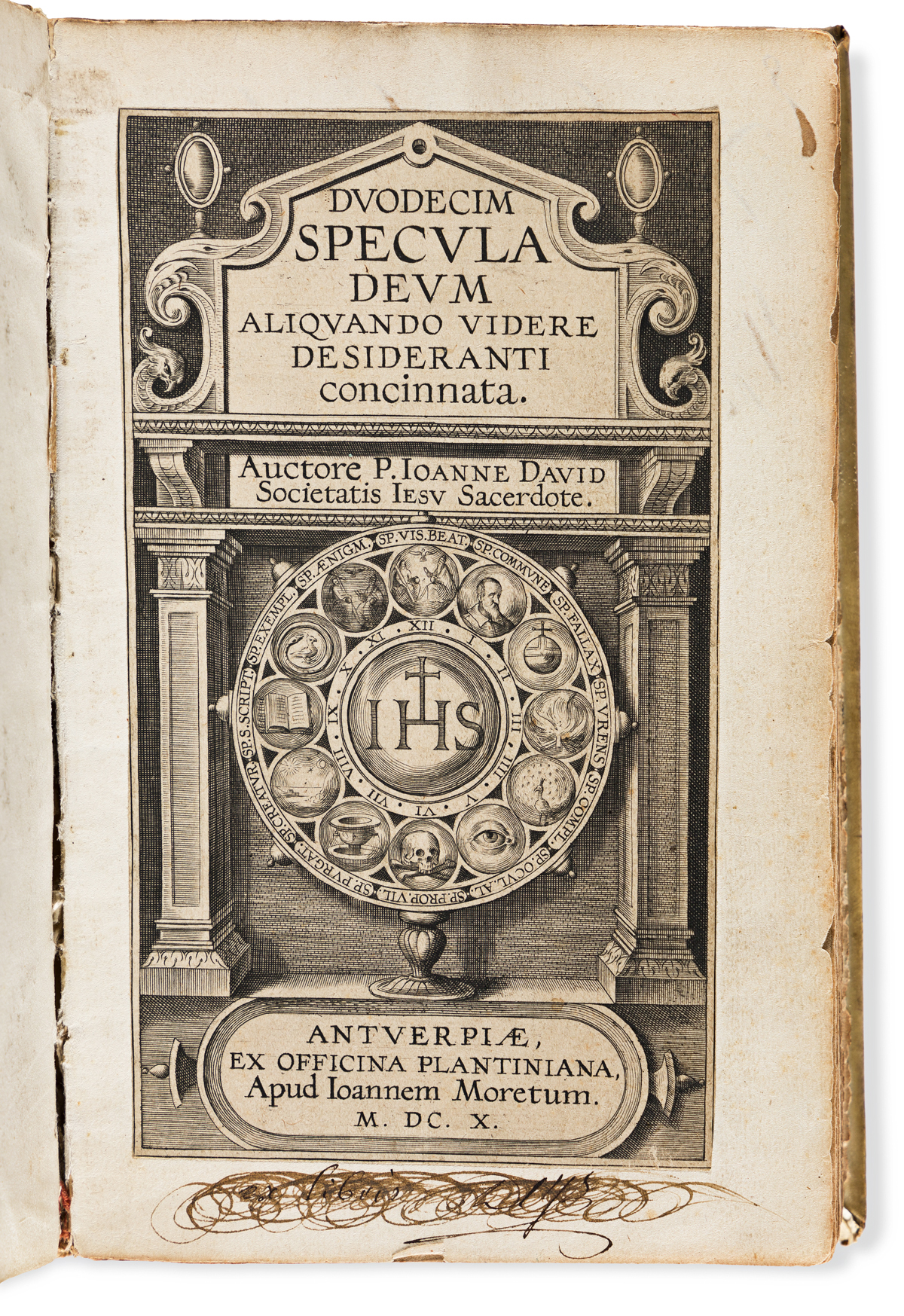 David, Joannes [Jan] (1546-1613) Duodecim Specula Deum Aliquando Videre Desideranti Concinnata.